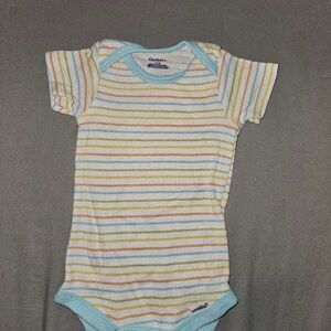 Gerber Pastel Striped Baby Bodysuit